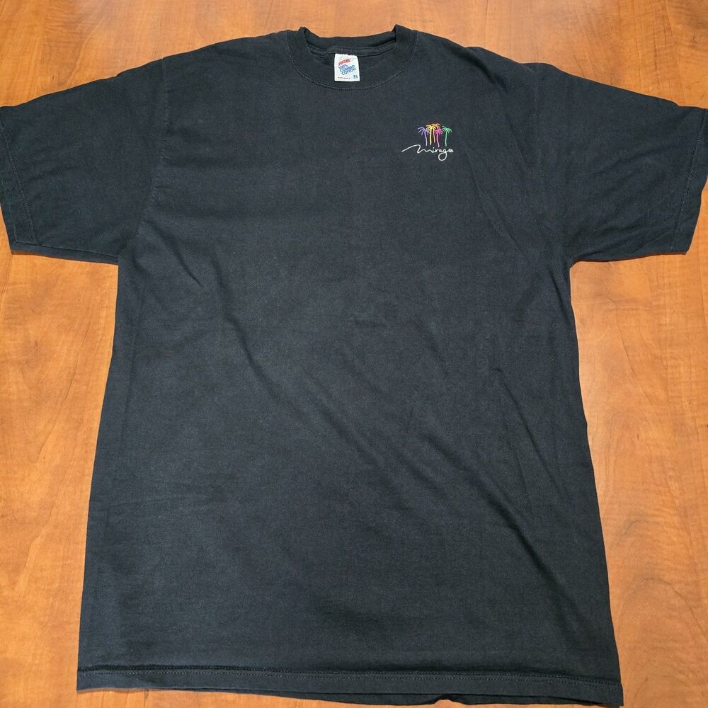 Jerzees Vintage 90s Mirage Hotel Casino Las Vegas Crew Neck Combed Cotton Tee XL